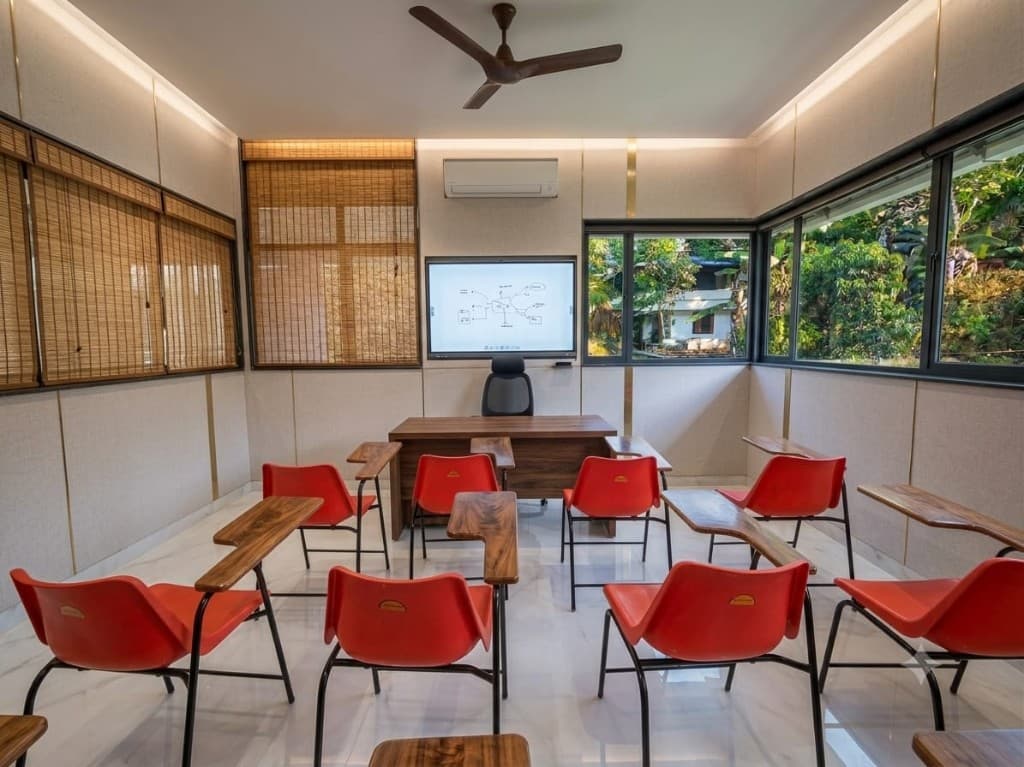 Air-conditioned classroom at Christ Study Centre, Pala